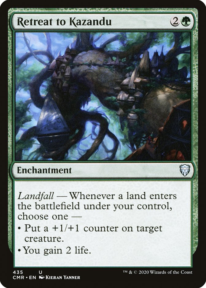 Retreat to Kazandu [Commander Legends] Magic: The Gathering