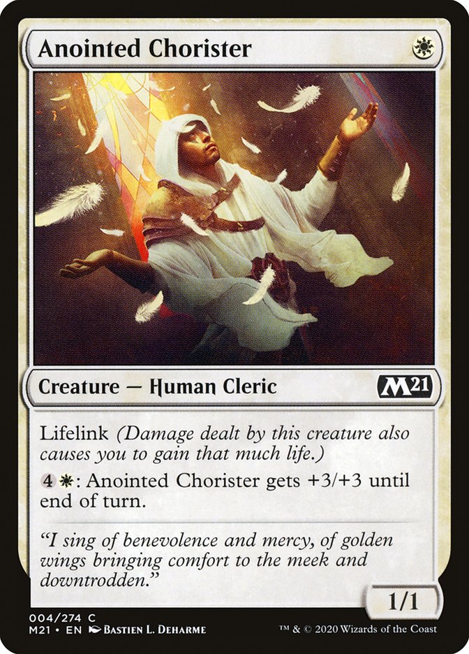Anointed Chorister [Core Set 2021] Magic: The Gathering
