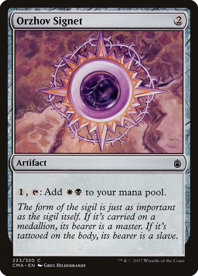 Orzhov Signet [Commander Anthology] Magic: The Gathering