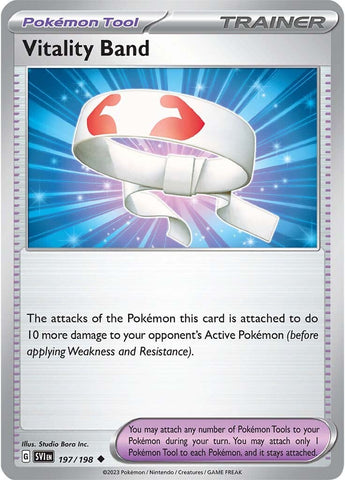 Vitality Band (197/198) [Scarlet & Violet: Base Set] - Pokemon Cards For Your TCG Needs!