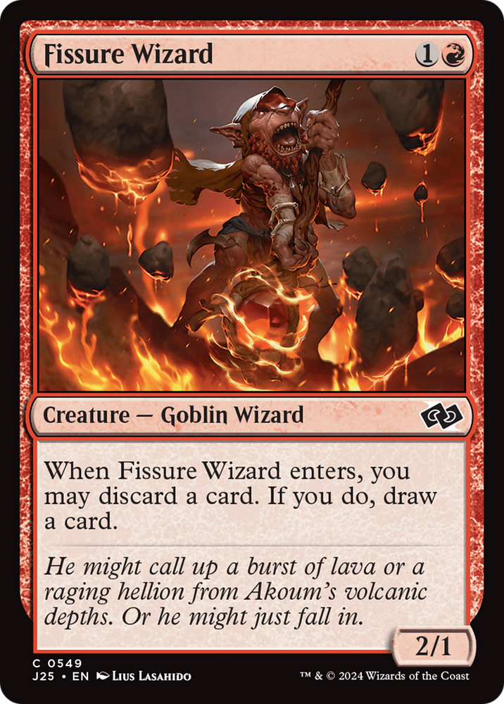 Fissure Wizard [Foundations Jumpstart] Magic: The Gathering