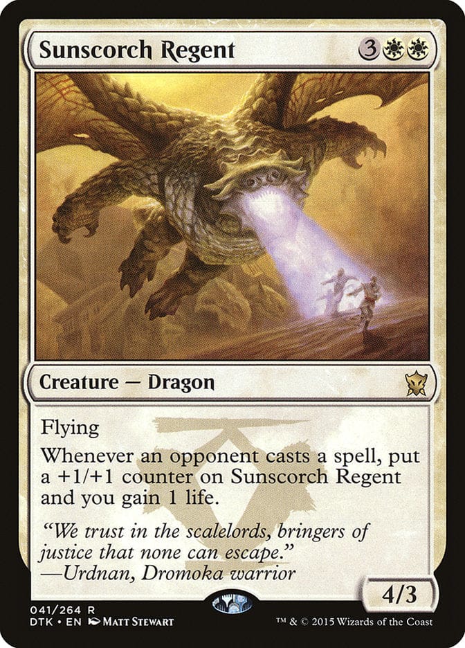 Sunscorch Regent [Dragons of Tarkir] Magic: The Gathering