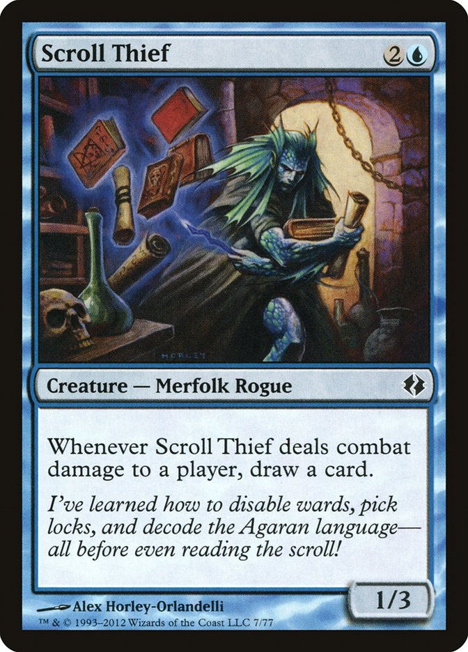Scroll Thief [Duel Decks: Venser vs. Koth] Magic: The Gathering
