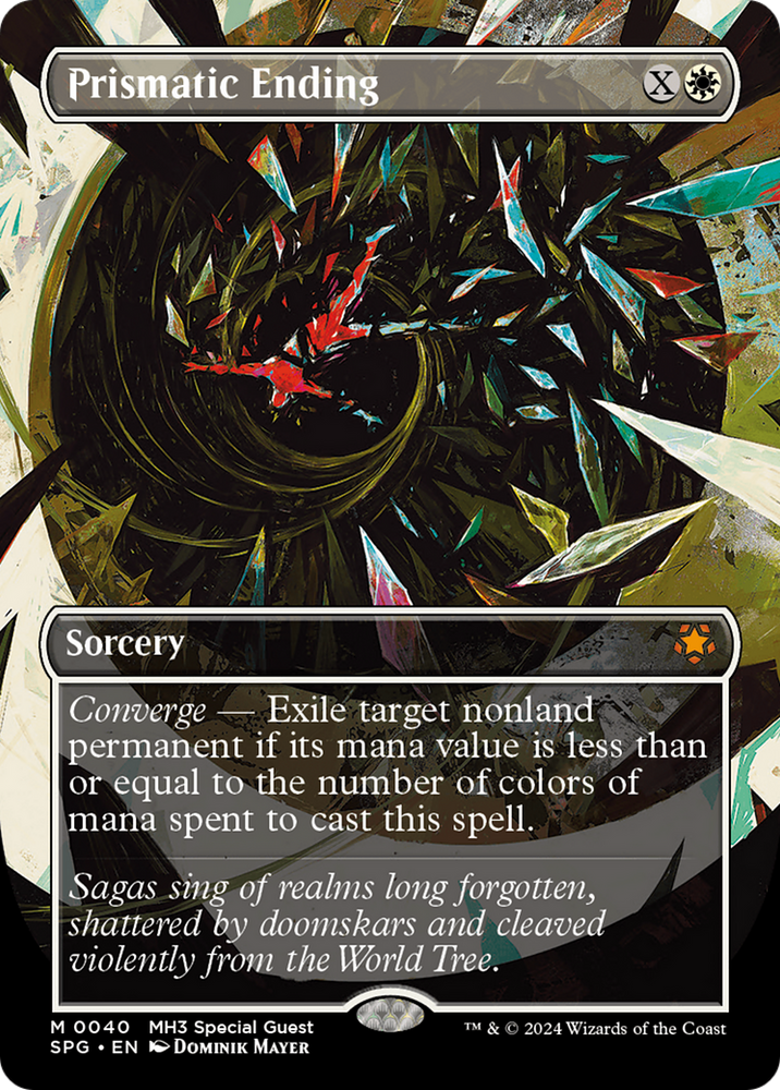 Prismatic Ending (Borderless) [Modern Horizons 3 Special Guests] Magic: The Gathering