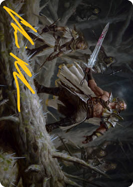Tovolar, Dire Overlord 1 Art Card (Gold-Stamped Signature) [Innistrad: Midnight Hunt Art Series] Magic: The Gathering