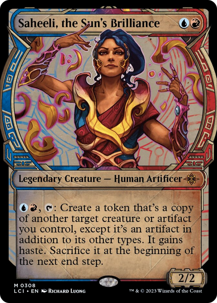 Saheeli, the Sun's Brilliance (Showcase) [The Lost Caverns of Ixalan] Magic: The Gathering