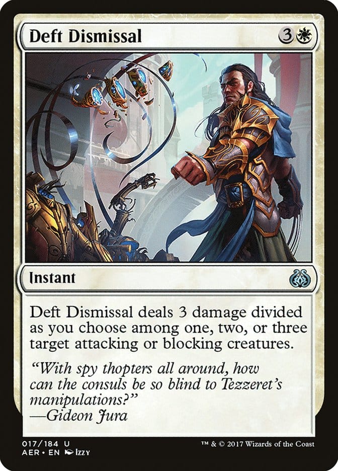 Deft Dismissal [Aether Revolt] Magic: The Gathering