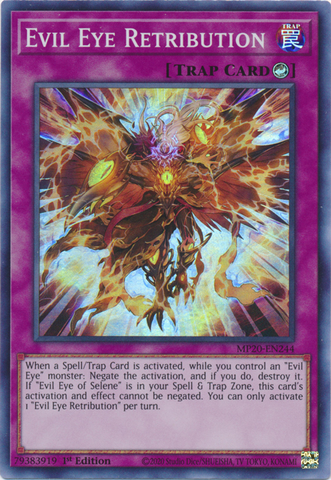 Evil Eye Retribution [MP20-EN244] Super Rare - Yugioh Cards For Your TCG Needs!