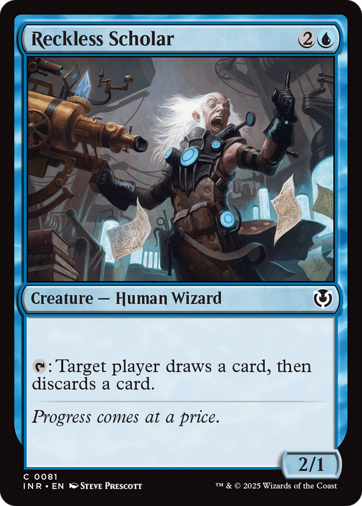 Reckless Scholar [Innistrad Remastered] Magic: The Gathering