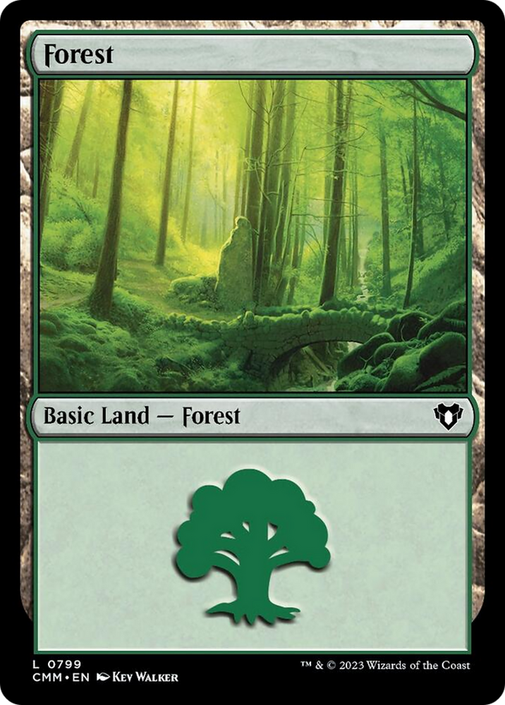 Forest (799) [Commander Masters] Magic: The Gathering