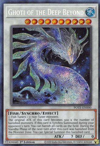 Ghoti of the Deep Beyond [POTE-EN000] Secret Rare - Yugioh Cards For Your TCG Needs!