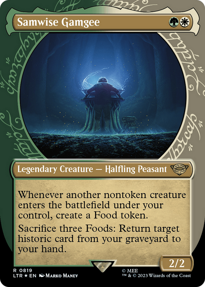 Samwise Gamgee (Showcase) (Surge Foil) [The Lord of the Rings: Tales of Middle-Earth] Magic: The Gathering