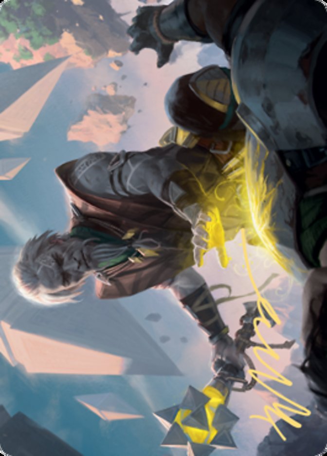 Expedition Healer Art Card (Gold-Stamped Signature) [Zendikar Rising Art Series] Magic: The Gathering