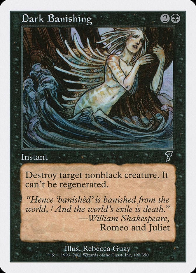 Dark Banishing [Seventh Edition] Magic: The Gathering