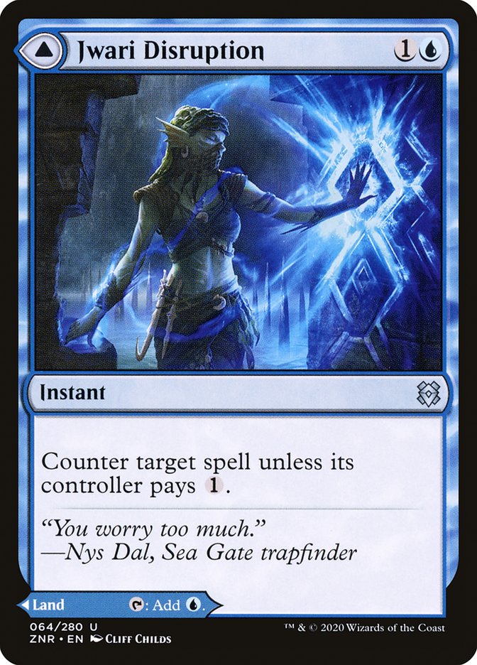 Jwari Disruption // Jwari Ruins [Zendikar Rising] Magic: The Gathering