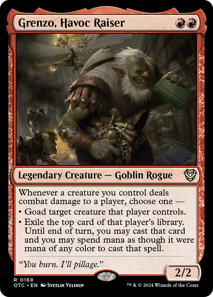 Grenzo, Havoc Raiser [Outlaws of Thunder Junction Commander] Magic: The Gathering