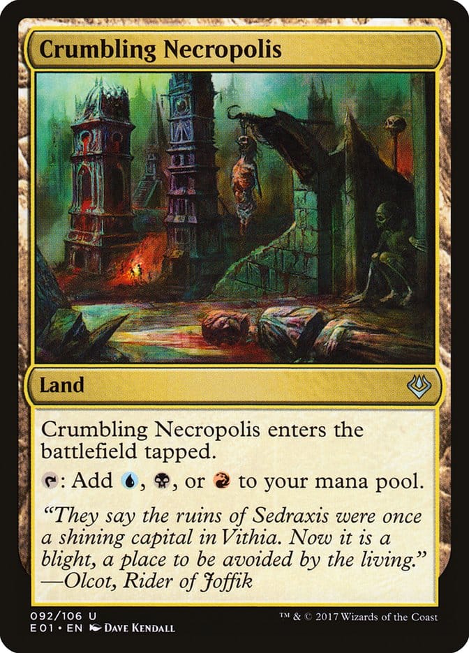 Crumbling Necropolis [Archenemy: Nicol Bolas] Magic: The Gathering