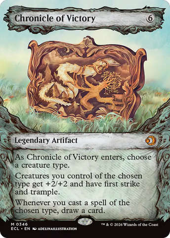 Chronicle of Victory (Showcase) [Lorwyn Eclipsed] Magic: The Gathering