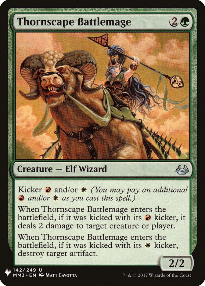 Thornscape Battlemage [Mystery Booster] Magic: The Gathering