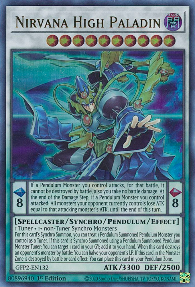 Nirvana High Paladin [GFP2-EN132] Ultra Rare - Yugioh Cards For Your TCG Needs!