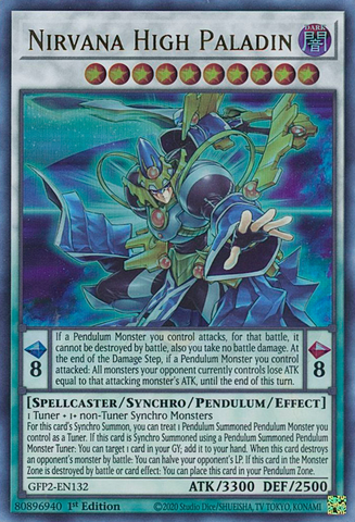 Nirvana High Paladin [GFP2-EN132] Ultra Rare - Yugioh Cards For Your TCG Needs!