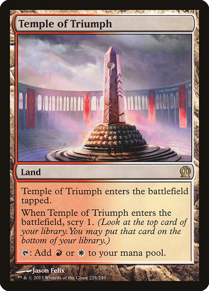Temple of Triumph [Theros] Magic: The Gathering