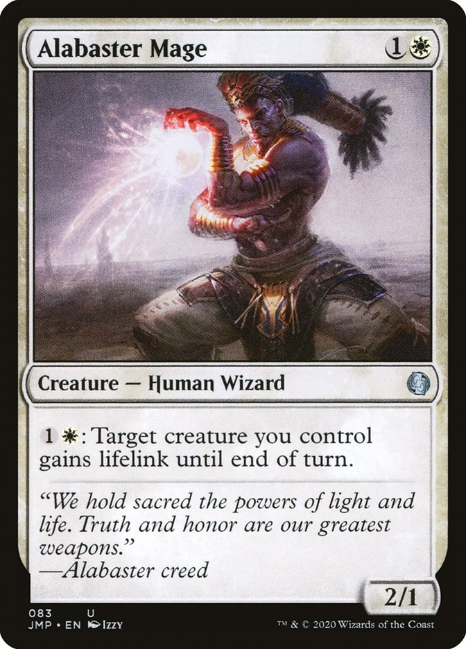 Alabaster Mage [Jumpstart] Magic: The Gathering