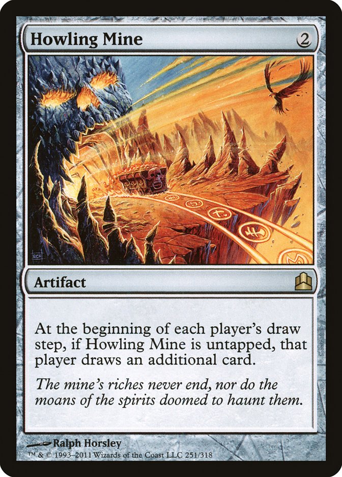 Howling Mine [Commander 2011] Magic: The Gathering