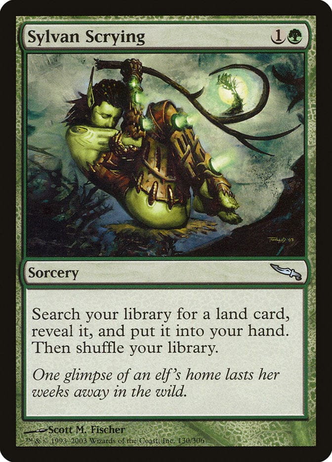 Sylvan Scrying [Mirrodin] Magic: The Gathering