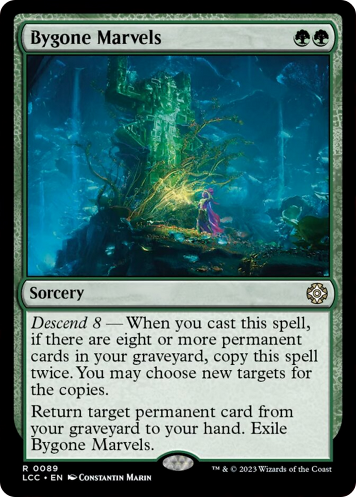 Bygone Marvels [The Lost Caverns of Ixalan Commander] Magic: The Gathering