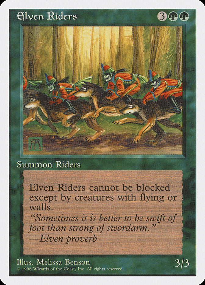 Elven Riders [Introductory Two-Player Set] Magic: The Gathering