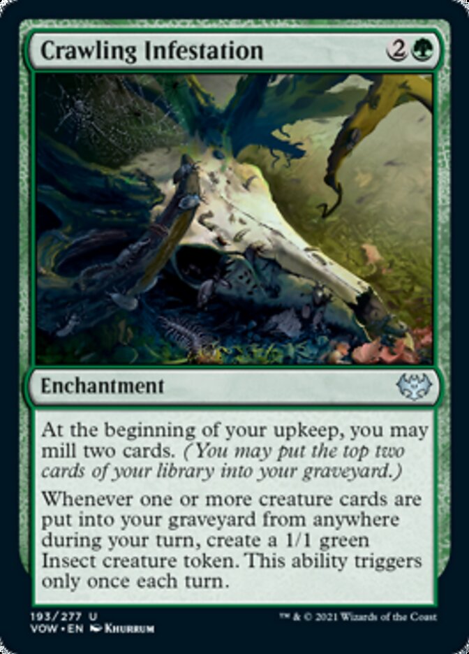 Crawling Infestation [Innistrad: Crimson Vow] Magic: The Gathering
