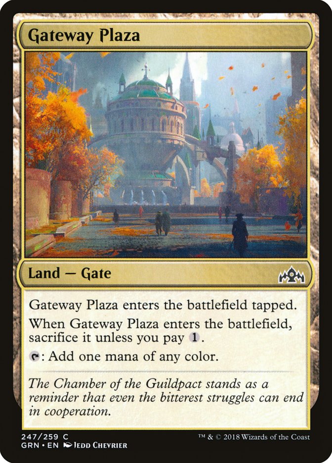 Gateway Plaza [Guilds of Ravnica] Magic: The Gathering