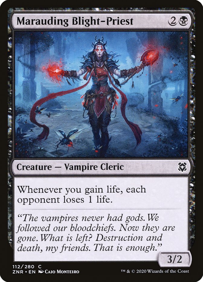 Marauding Blight-Priest [Zendikar Rising] Magic: The Gathering