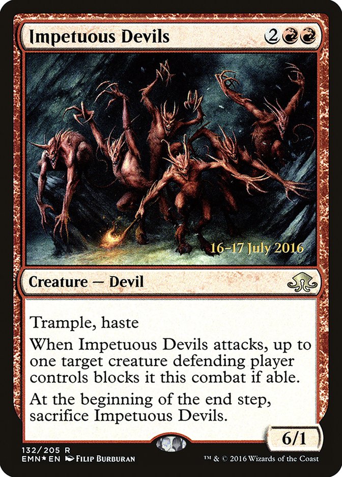 Impetuous Devils [Eldritch Moon Prerelease Promos] Magic: The Gathering