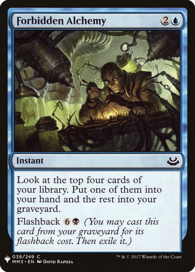 Forbidden Alchemy [Mystery Booster] Magic: The Gathering