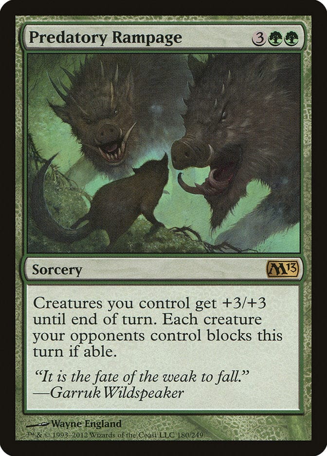 Predatory Rampage [Magic 2013] Magic: The Gathering