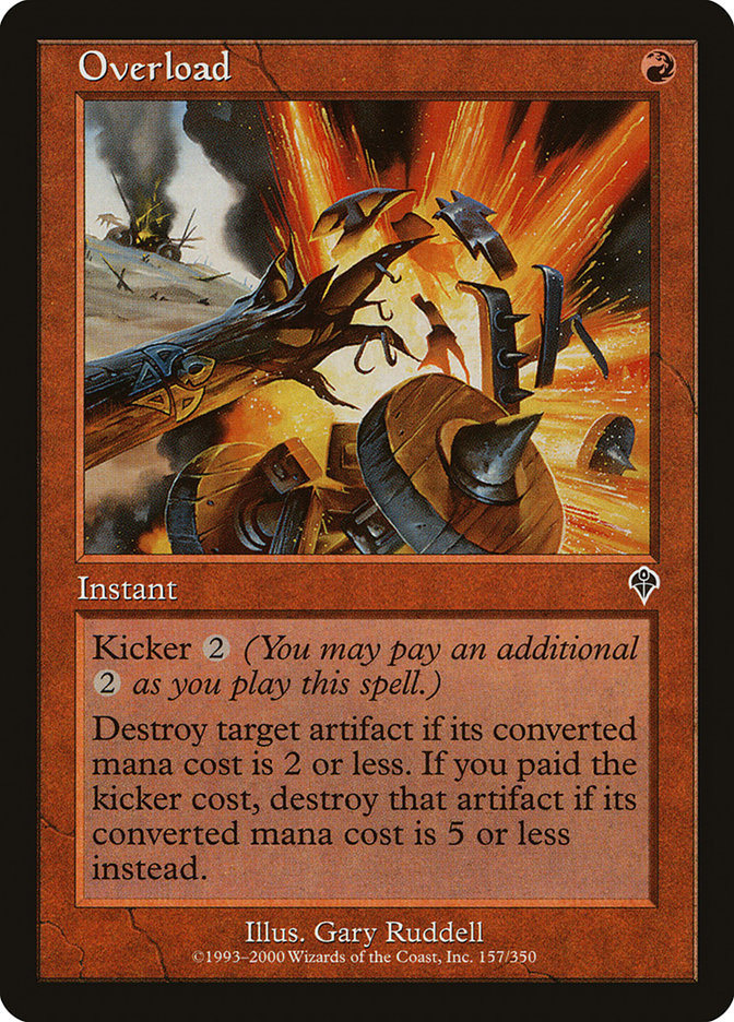 Overload [Invasion] Magic: The Gathering