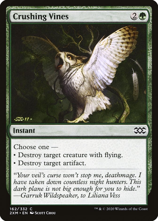Crushing Vines [Double Masters] Magic: The Gathering