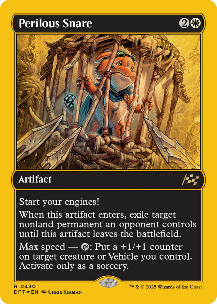 Perilous Snare (First-Place Foil) [Aetherdrift] Magic: The Gathering