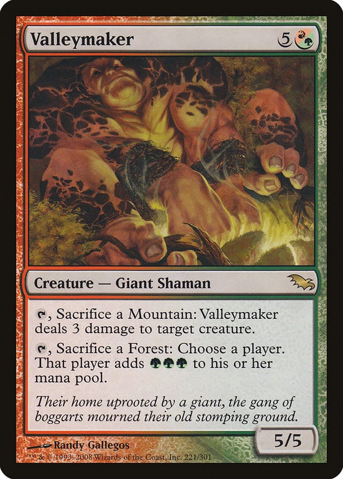 Valleymaker [Shadowmoor] Magic: The Gathering