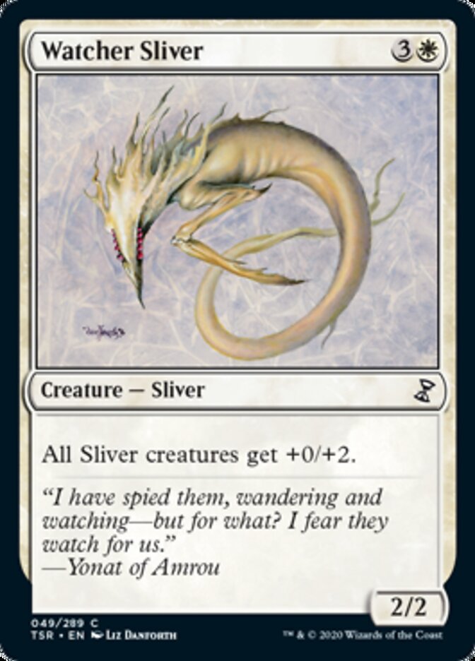 Watcher Sliver [Time Spiral Remastered] Magic: The Gathering