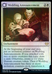 Wedding Announcement // Wedding Festivity [Innistrad: Crimson Vow Prerelease Promos] Magic: The Gathering