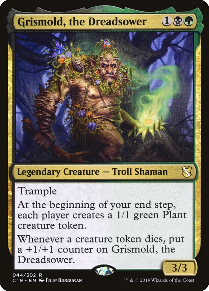 Grismold, the Dreadsower [Commander 2019] Magic: The Gathering