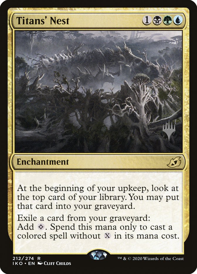 Titans' Nest (Promo Pack) [Ikoria: Lair of Behemoths Promos] Magic: The Gathering