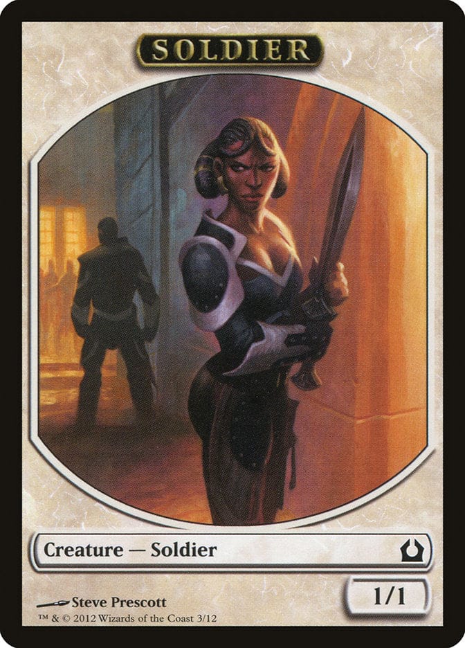 Soldier Token [Return to Ravnica Tokens] Magic: The Gathering