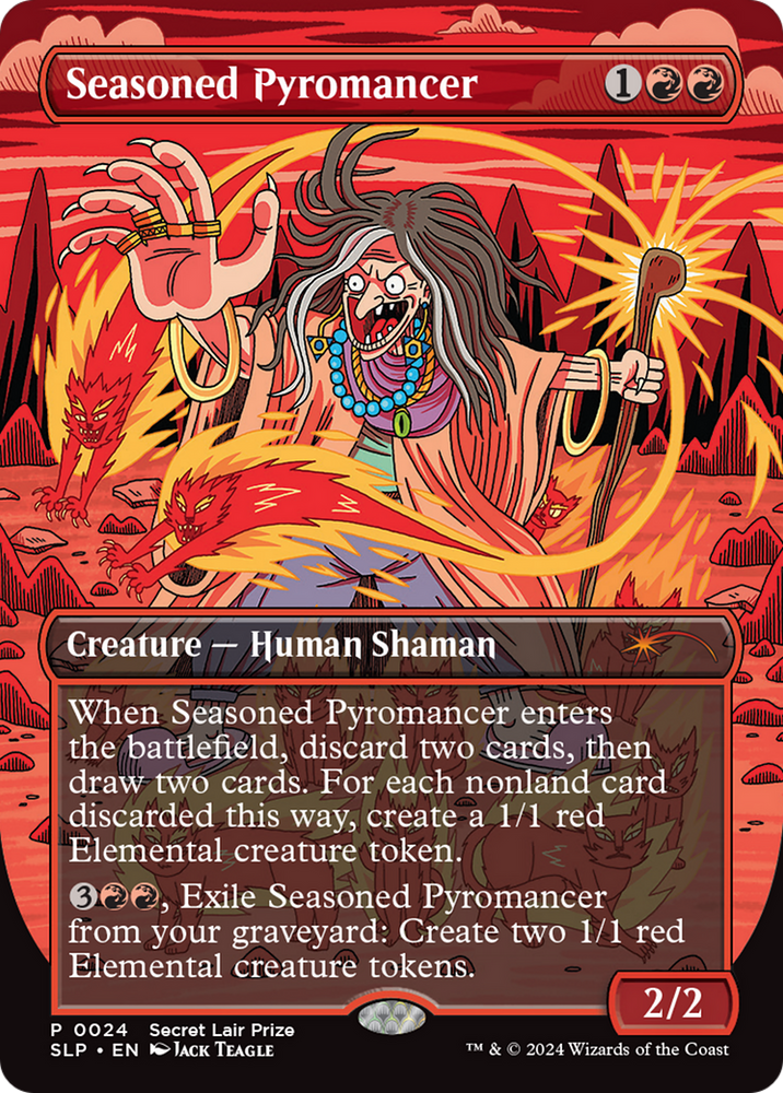 Seasoned Pyromancer [Pro Tour Promos] Magic: The Gathering