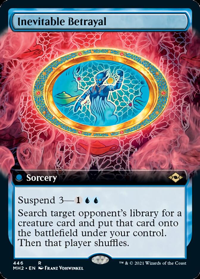 Inevitable Betrayal (Extended Art) [Modern Horizons 2] Magic: The Gathering