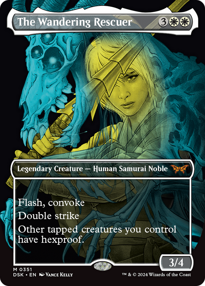 The Wandering Rescuer (Showcase) [Duskmourn: House of Horror] Magic: The Gathering