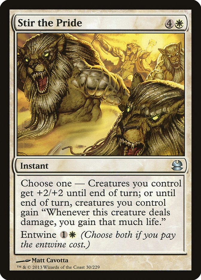 Stir the Pride [Modern Masters] Magic: The Gathering